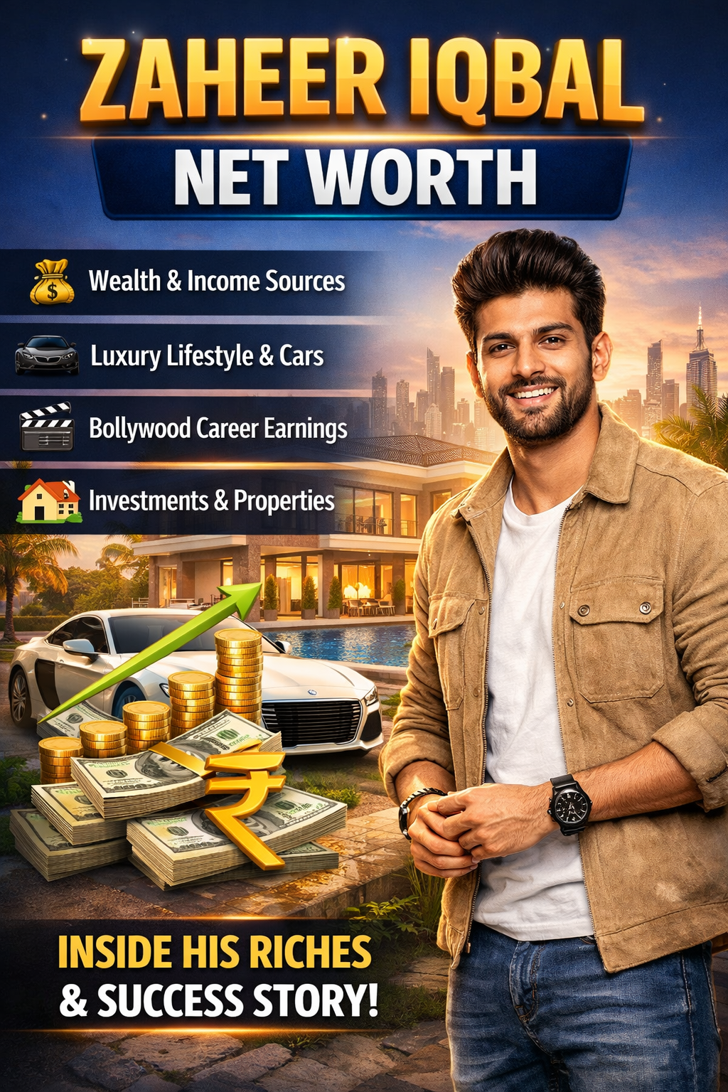 Zaheer Iqbal Net Worth A Complete Insight into His Wealth, Career, and Lifestyle