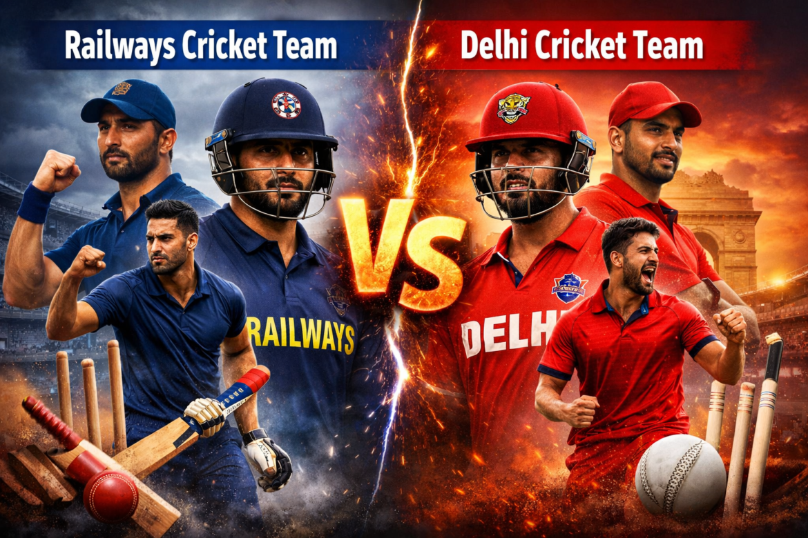 Railways Cricket Team vs Delhi Cricket Team Players Complete In-Depth Comparison