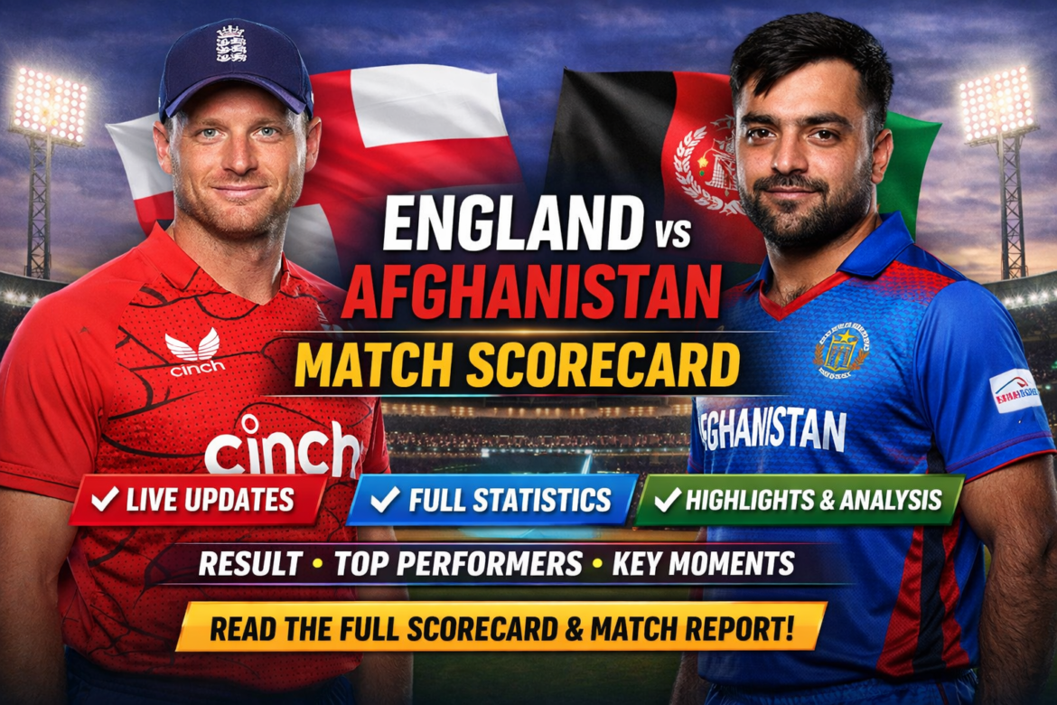 england cricket team vs afghanistan national cricket team match scorecard