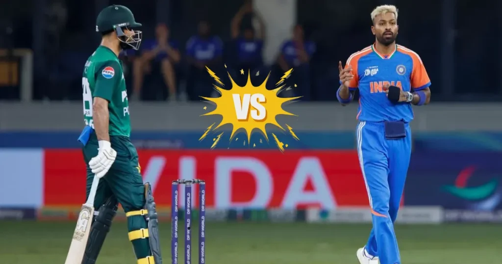 pakistan national cricket team vs india national cricket team timeline