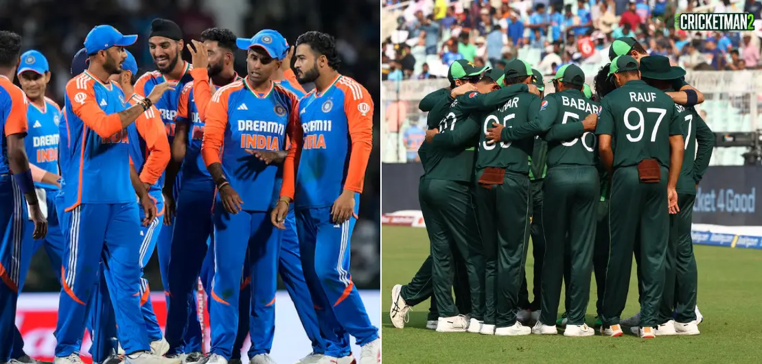 india national cricket team vs pakistan national cricket team standings