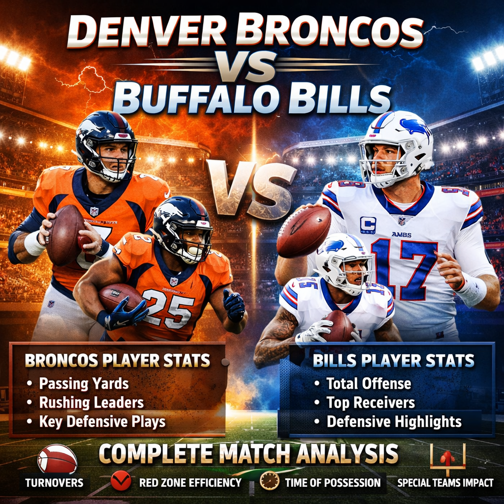 Denver Broncos vs Buffalo Bills Match Player Stats: Complete Breakdown and Performance Analysis