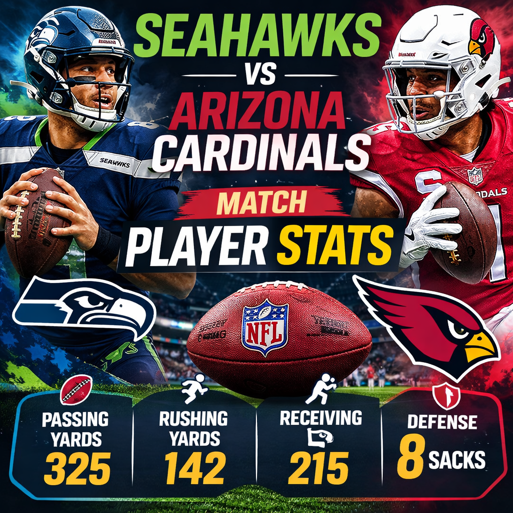 seahawks vs arizona cardinals match player stats