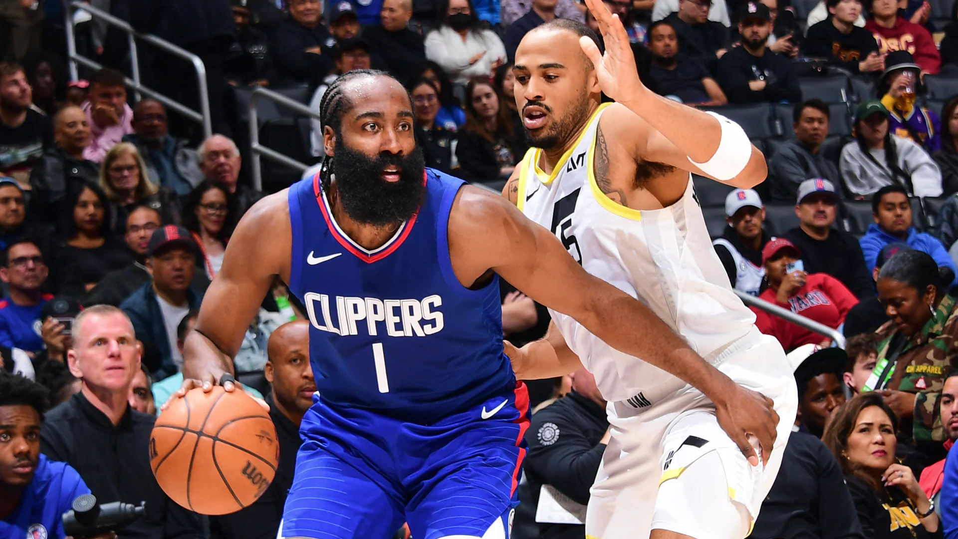 la clippers vs utah jazz match player stats